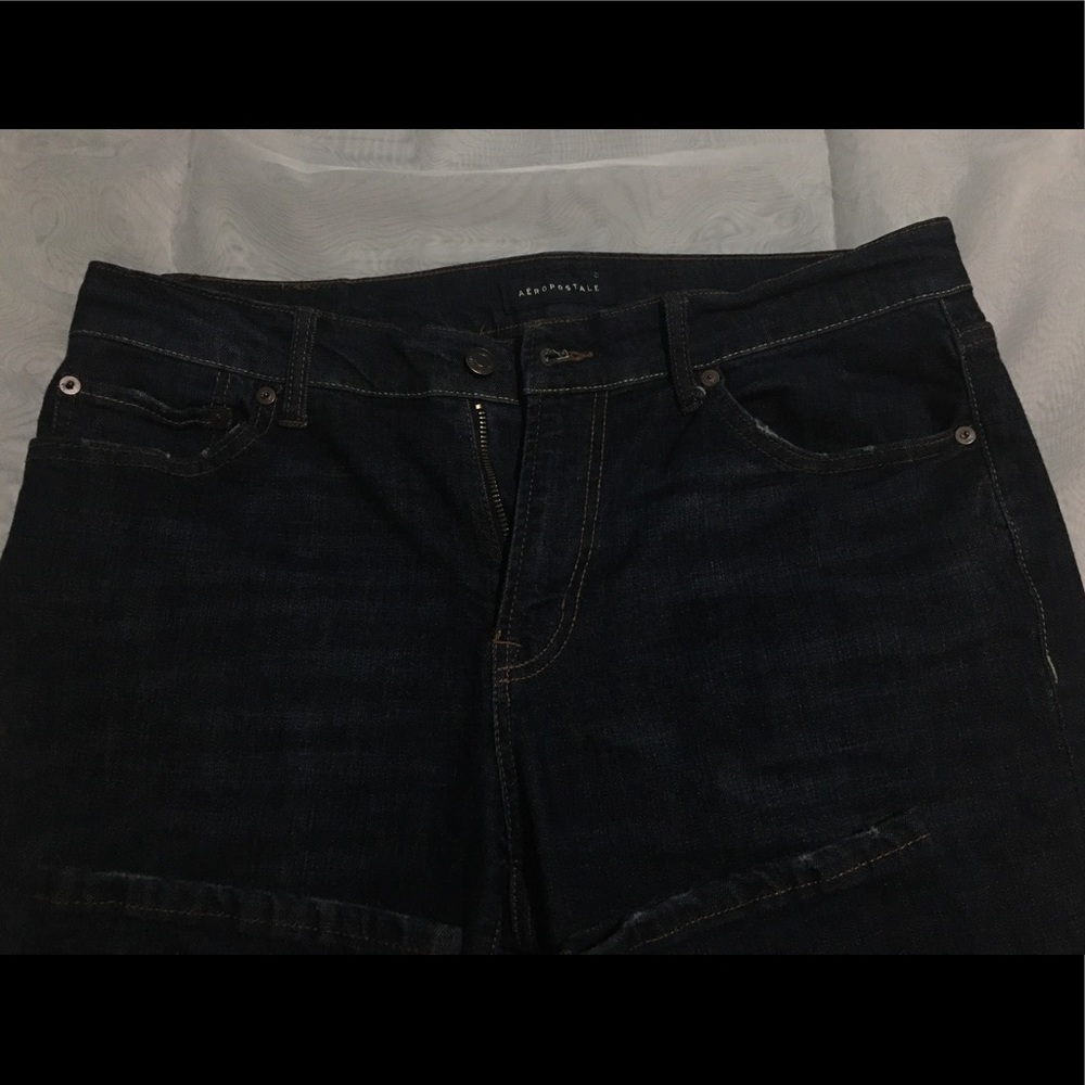 Men’s 34/30 slim dark wash stretch jeans - Picture 4 of 7